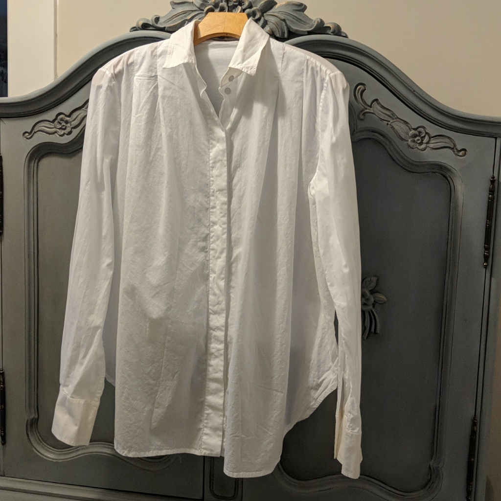 Stella Mccartney White Button Down Shirt Size 40